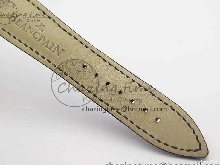 0326 Villeret 6651 SS ZF 1:1 Best Edition White Dial On Black Leather Strap A Practical 8098